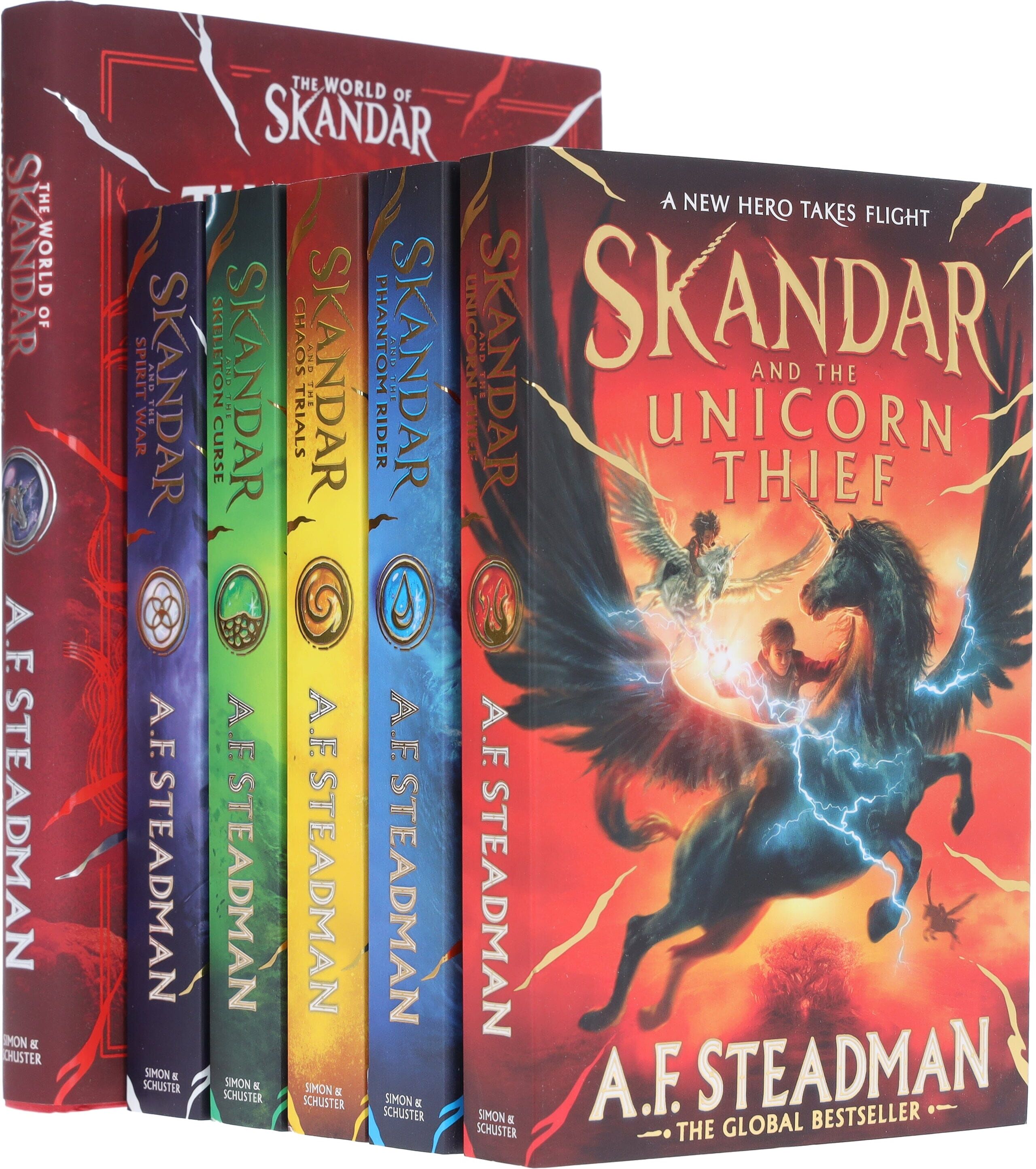 Skandar Series By A.F. Steadman 6 Books Collection Set - Ages 9-12 - Paperback/Hardback Simon & Schuster