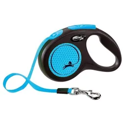 FLEXI New Neon Blue Lanyard S - 5m bis 15kg - Band