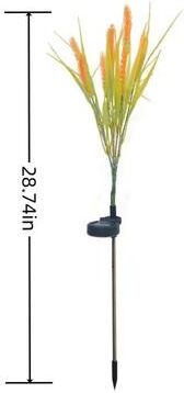 Uplift Picks Solar Wheat Ear Garden Light For Warm Outdoor Landscape Decoration Displays Solar Wheat Ear Garden Light For Warm Outdoor Landscape Decoration Displays