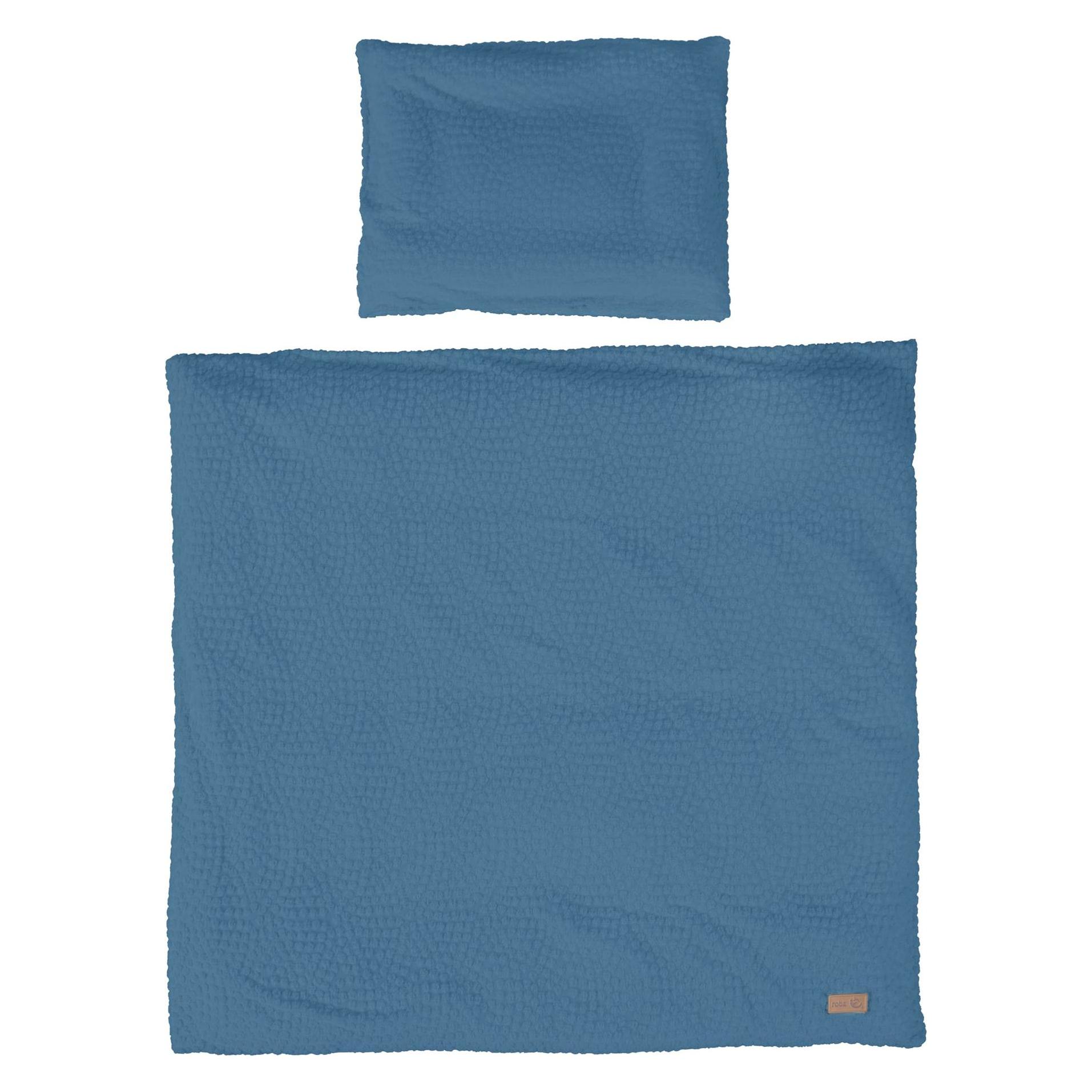 Roba Wiegenset 2-teilig 'Seashells' indigo (80 x 80 cm, 40 x 35 cm) (314090G282)