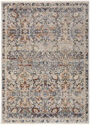 Grand Bazaar Frencess Machine Made Damask Transitional Area Rug