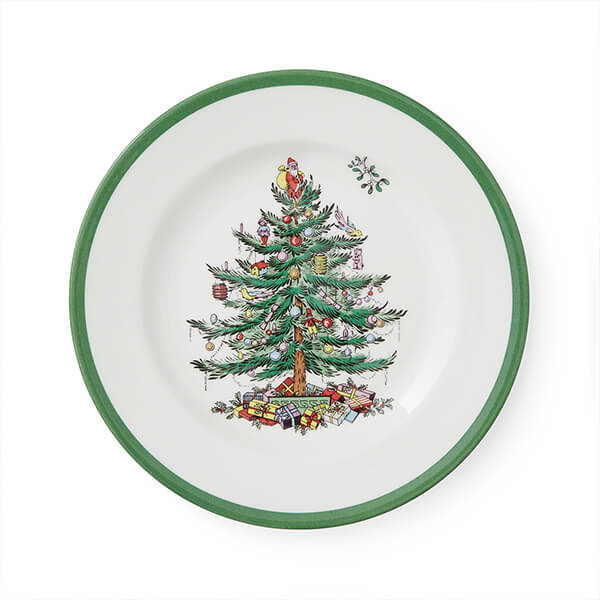 Spode Christmas Tree Set Of 4 20cm Side Plates