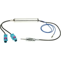  Seat / Skoda / VW DIN-Antennenadapter 2x Fakra (Z) mit Phantomeinspeisung 