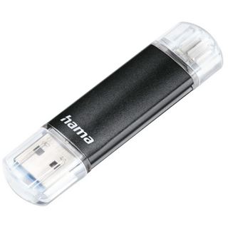 256GB hama USB-Stick Laeta Twin schwarz
