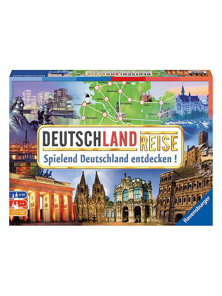 Ravensburger Brettspiel "Deutschlandreise" - ab 8 Jahren - onesize