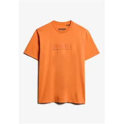 Superdry, Herren, Sportshirt, Utility Sport T-Shirt mit Grafik (3XL), Orange