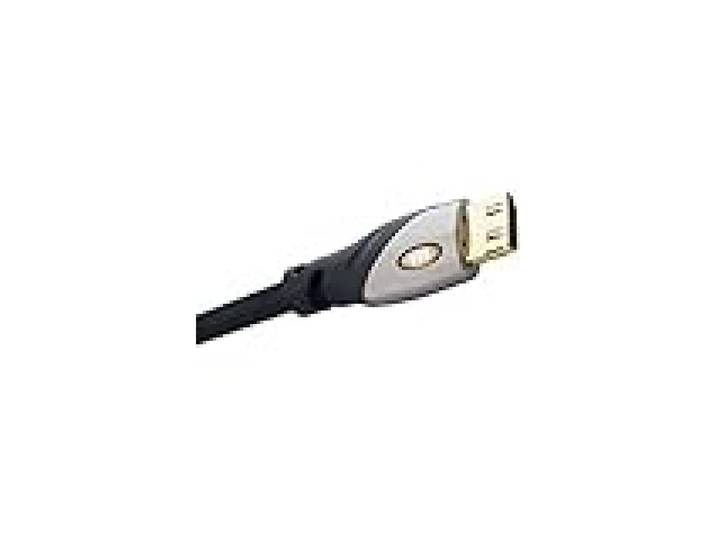 Monster MC GLD UHD-5 M WW Câble HDMI pour Ecran HDTV 3D/Lecteur Blu-ray 3D/Amplificateur/Décodeur TV HD 5 m Gris/Or