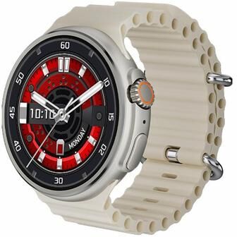 Inspired Deals V3 Ultra Max Bluetooth Calling Smartwatch With 1.6 Inch Round Display And Blood Oxygen Monitor grey