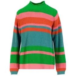 Blutsgeschwister Strickpullover Braid up your Life - winter colors strip L