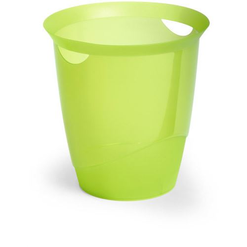 Durable Papierkorb TREND 16 Liter, lindgrün transluzent