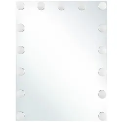 BADSPIEGEL mit LED-Beleuchtung rechteckig 40/50 cm Lucenay