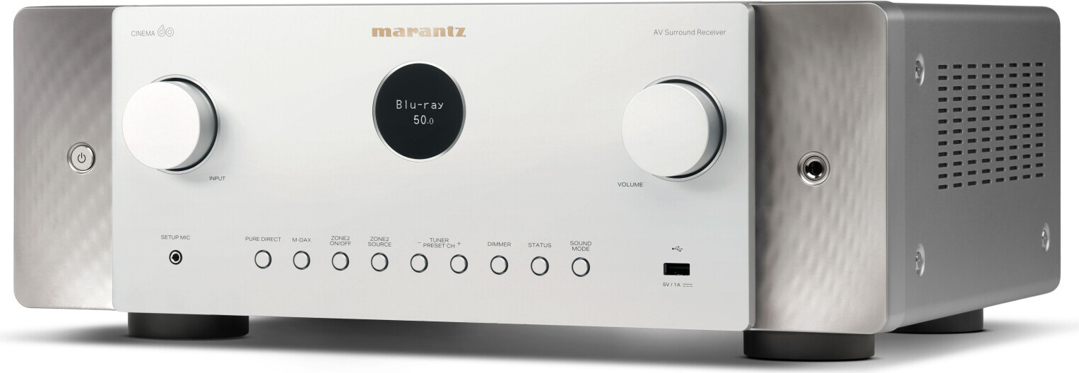 Marantz CINEMA 60, 100 W, 7.2 Kanäle, Surround, 140 W, A / B, AAC, ALAC, DSD, FLAC, MP3, WAV, WMA