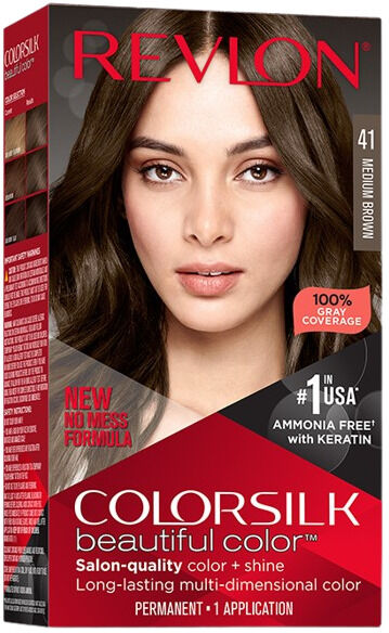 Revlon ColorSilk Beautiful Color Hair 41 Medium Brown