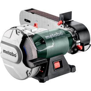 Metabo Kombischleifer BS 200 Plus, 600 Watt, Schleifstein 200 mm Ø, Schleifband 50 x 1020 mm