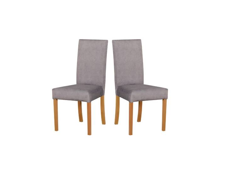 Leaf Design Stuhl 2er Roma 2, grandson, Beige, Holz, Echtholz,Buche, Holz Optik, 46x97x41 cm, Esszimmer, Stühle