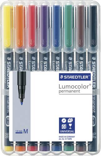 Folienschreiber Lumocolor 8er Etui permanent mittel