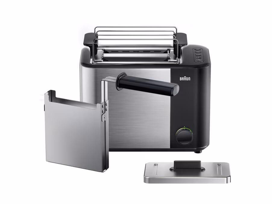 Braun HT 5015 BK Toaster schwarz / edelstahl