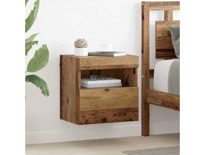 Meubles TV muraux 2 pc bois ancien bois ingénierie lot meubles suspendus effet vieilli