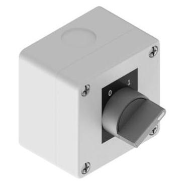 RS PRO Wahlschalter 2-Stufen komplette Einheit Drehschalter, beleuchtet, 690V IP 65, 1 Schliesser Wur (2657663)