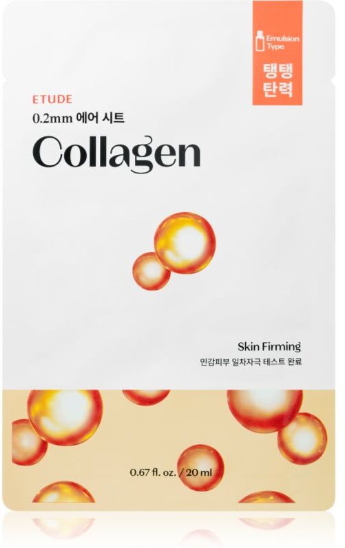 ETUDE 0.2 Therapy Air Mask Collagen anti-wrinkle sheet mask for hydrating and firming skin 20 ml