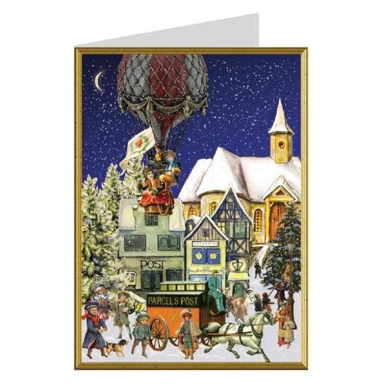 Richard Sellmer 99789 - Weihnachtskarte - Heissluftballon (99789)