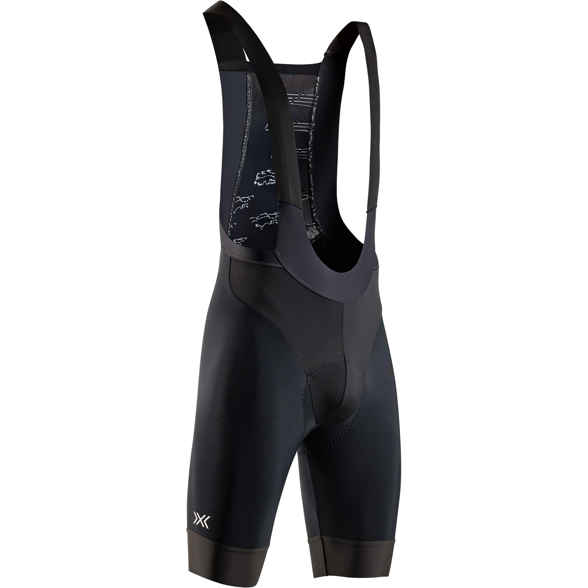 X-Bionic Corefusion Ride Warm Bib kurz Herren Fahrradhose schwarz Größe S Rennrad | Gravel Winddicht
