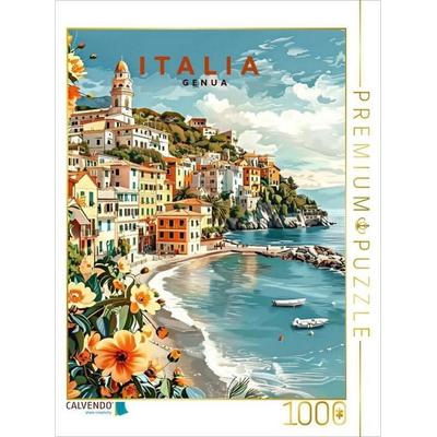 CALVENDO Puzzle Genua, Ligurien | 1000 Teile Lege-Größe 64x48cm Foto-Puzzle für glückliche Stunden
