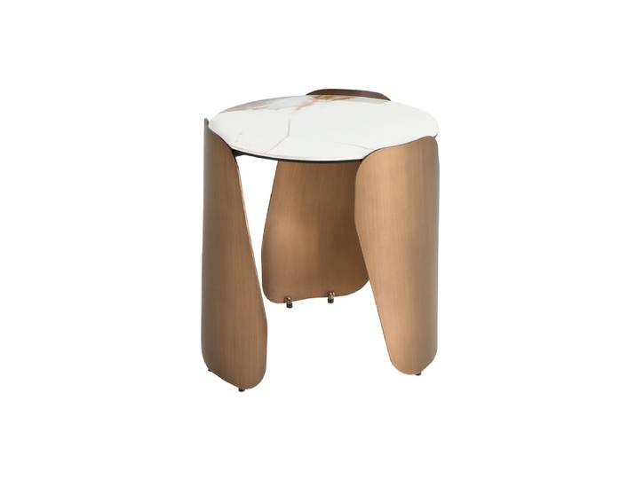 Runder Keramik Design Beistelltisch „Porto“ Ø 50 cm Angel Cerdá