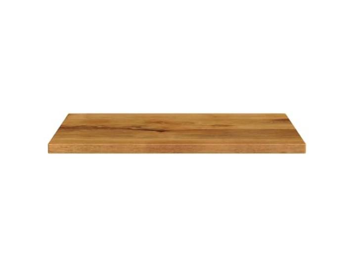 KTHLBRH Tischplatte rechteckig 90 x 60 x 2,5 cm Massivholz Mango Eichen-Finish, rustikales Design, pflegeleichte Oberfläche, Ersatztisch