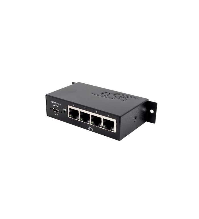 Exsys 4x Ethernet USB 3.0/3.1 Netzwerkkarte 1.000 Mbps Duplex Voll-Duplex 3.0 Wake-On-Lan MDI Port-Erkennung (EX-1330M)