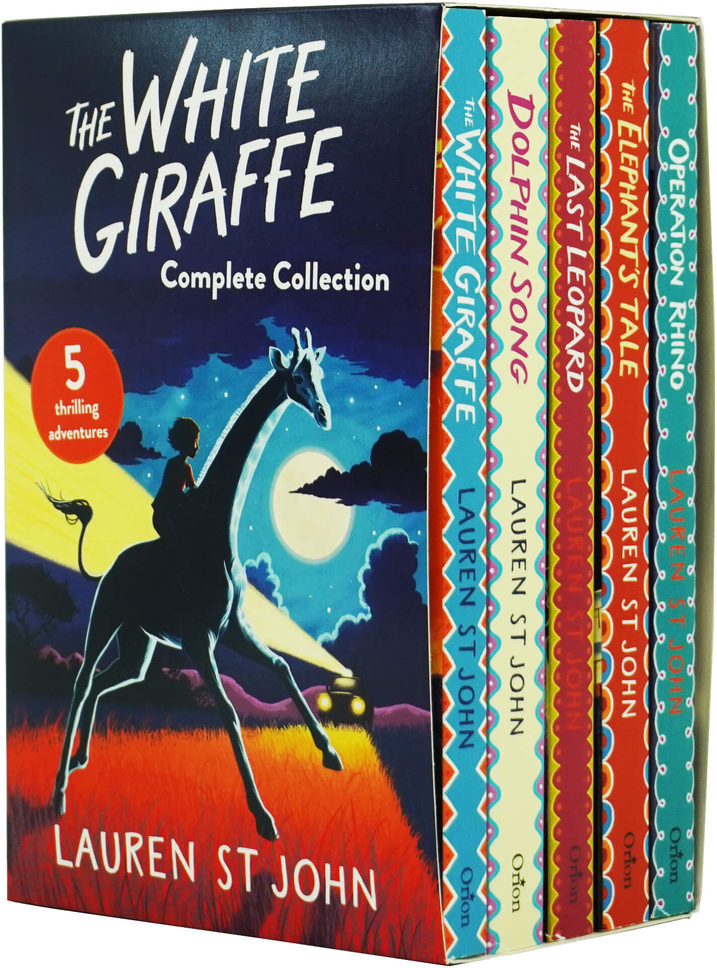 The White Giraffe Complete Collection 5 Books Box Set By Lauren St John - Ages 9-11 - Paperback Orion Children's Books
