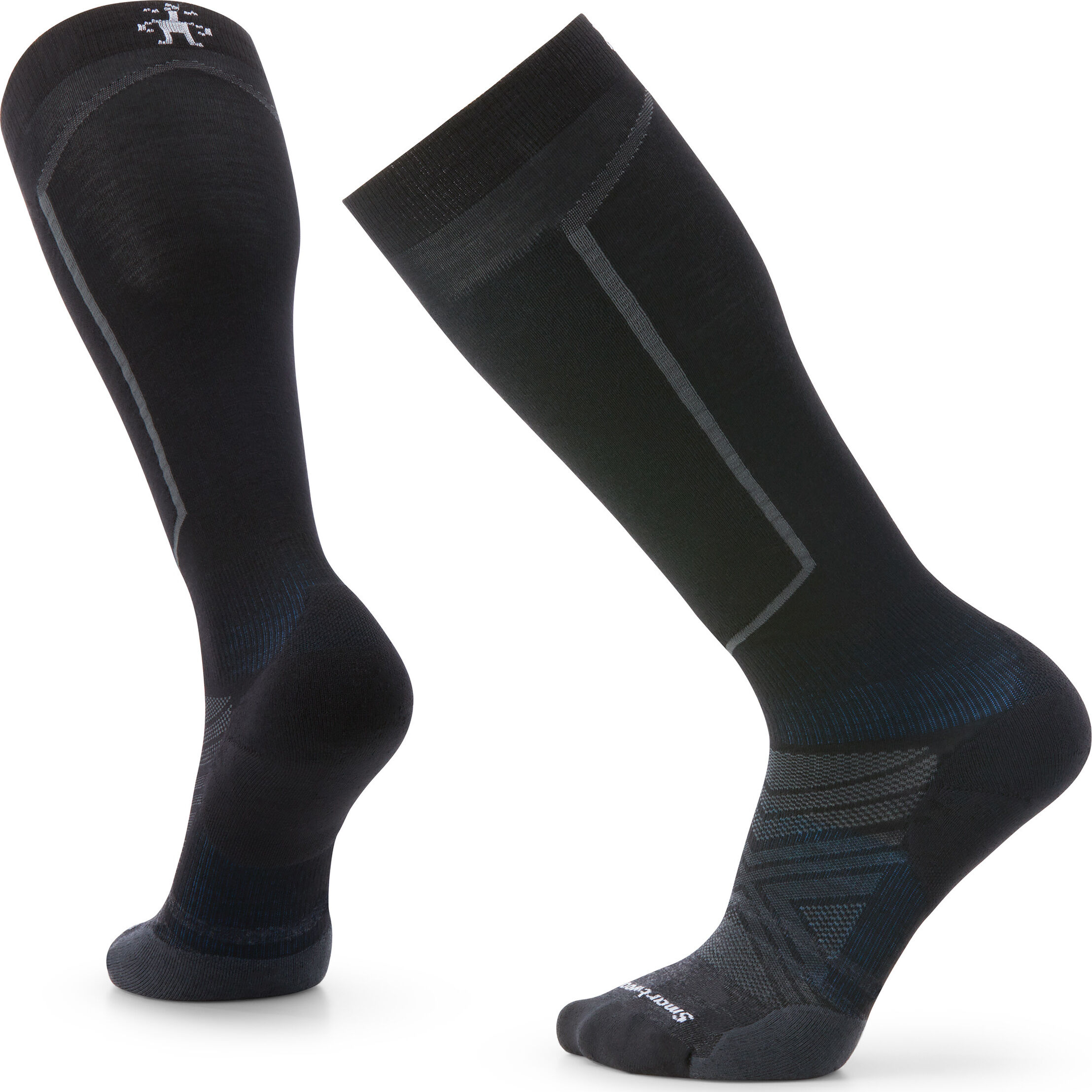 Smartwool Unisex Ski Targeted Cushion Over The Calf Socks Black L