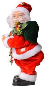 Uplift Essentials Electric Santa Claus Plush Decoration style C