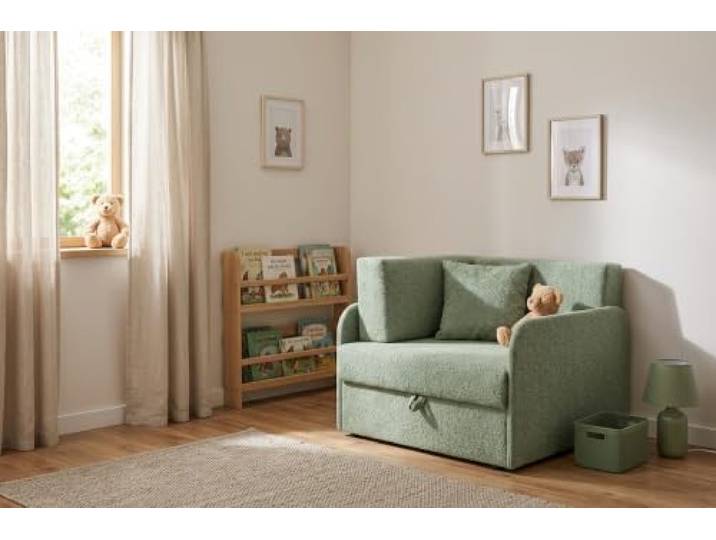 Family Meble Kinder-Schlafsofa Denis Angel mit Bettkasten, ausziehbar – Variante Angel 13