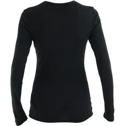 Icebreaker W 175 Everyday LS Crewe L BLACK/ENAMEL