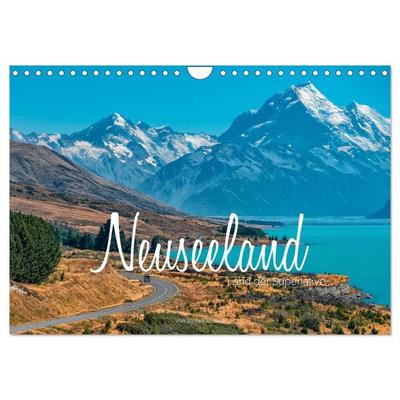 Neuseeland - Land der Superlative (Wandkalender 2026 DIN A4 quer), CALVENDO Monatskalender