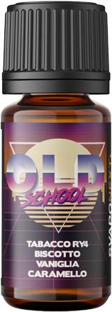 Svaponext Old School Next Flavour By Aroma Concentrato 10ml Tabacco Biscotto Vaniglia Caramello