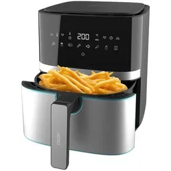 Cecotec Freidora Dietetica Cecofry Full Inox 5500 Pro Con Accesorios, Fritteuse, Silber, Schwarz