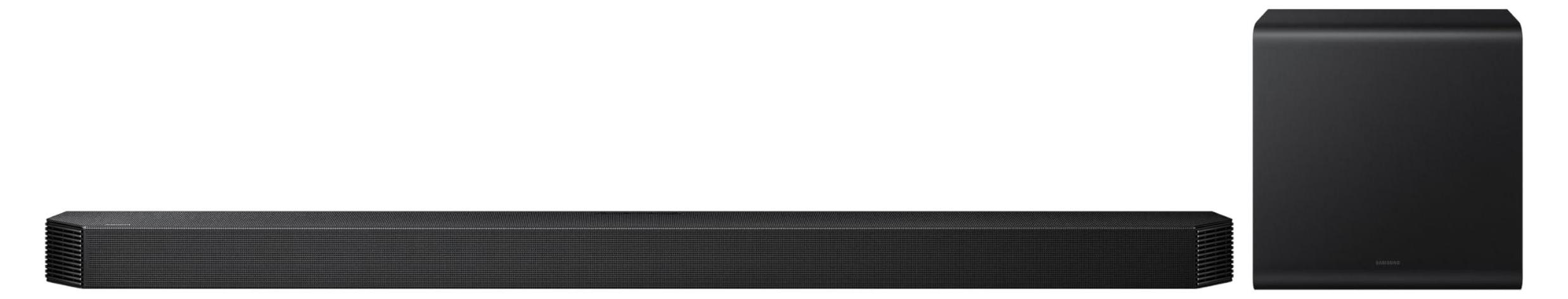 Samsung Q-series Q-Serie Soundbar HW-Q810GF 5.1.2-Kanal Subwoofer (2025), 5.1.2 Kanäle, DTS 5.1, DTS Digital Surround, DTS:X, Dolby Atmos, Dolby TrueHD, Adaptiv, Standard, Surround Sound Erweiterung, Game Pro, Kabellos, Schwarz, AAC, AIFF, FLAC, LPCM, MP3, OGG, WAV
