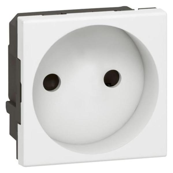 Legrand Mosaik-Einzelsteckdose 16A weiss (077110) (077110)