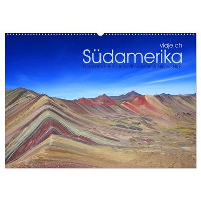Südamerika - Viaje (Wandkalender 2027 DIN A2 quer), CALVENDO Monatskalender