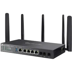 TP-Link 4G+ Cat6 AX3000 Wi-Fi 6 Gigabit Desktop DSL Gateway, Omada, Router