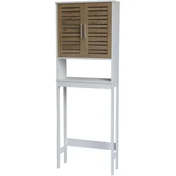 HTI-Line, Badezimmerschrank, Waschmaschinenüberbauschrank (63 x 23 x 179 cm)
