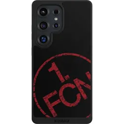 Nivocase Handyhülle für Samsung Galaxy S25 Ultra Hülle NIVOpure Case Schwarz 1. FCN Fanartikel Textur (Samsung Galaxy S25 Ultra), Smartphone Hülle, Schwarz