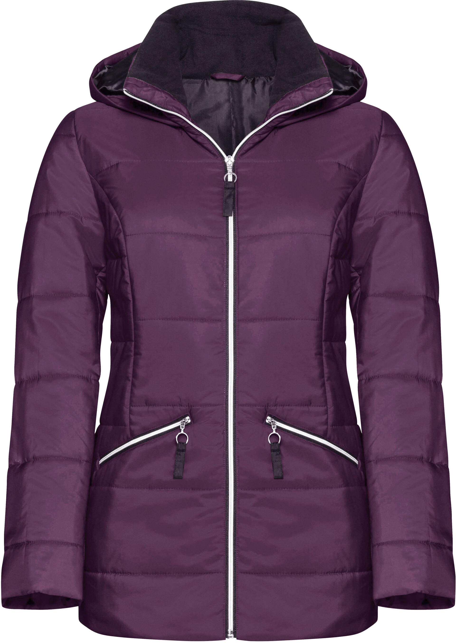 Sieh An! Steppjacke SIEH AN "Steppjacke Steppjacke mit Wattierung, wärmend", Damen, Gr. 50, lila (aubergine), Sportlich, Jacken Steppjacke