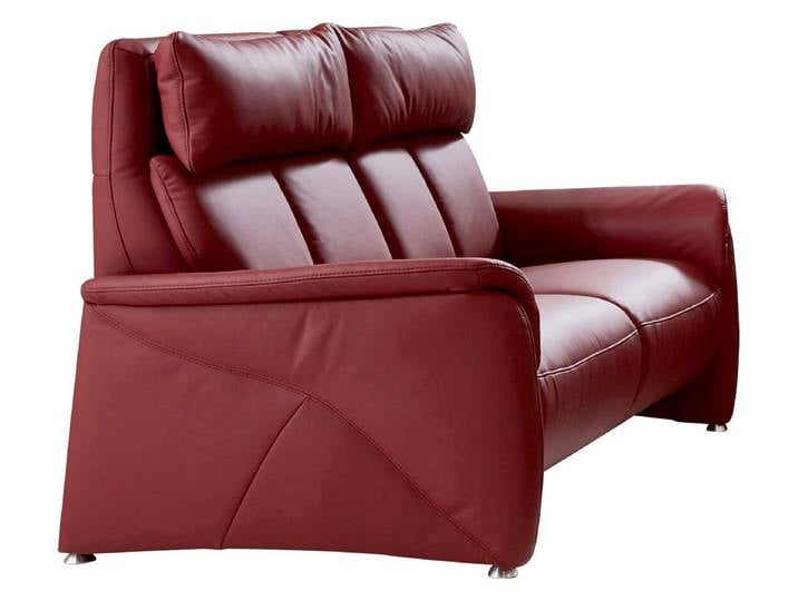 Cantus Sofa 2er RAPHAEL, bordeaux, Stoff
