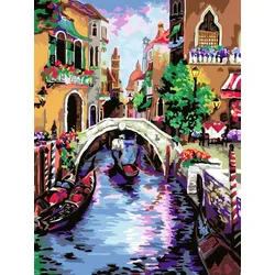 Ravensburger Beschäftigung - CreArt, Malen nach Zahlen Adults Premium - Zauberhaftes Venedig