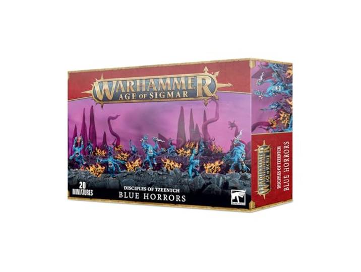 Games Workshop - Warhammer Age of Sigmar/40K - Disciples of Tzeentch/Chaos Daemons - Blue Horrors and Brimstone Horrors