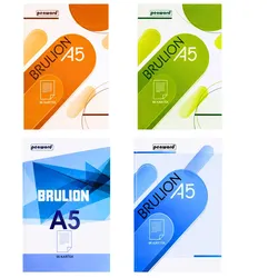 PENWORD Notizbuch A5 Kariert mit Rand 96 Blatt