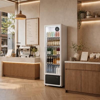 Yeego 21 in. 300 Can Commercial Beverage Refrigerator Merchandiser Display Cooler, Frost-Free Fan Cooling